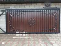 Паркани ковані, зварені, із профлисту. Навіс. Ворота Одесса фото 3