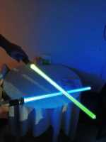 Двусторонний световой меч - 132 см, 12 цветов, звуки ударов, батарейки в подарок Одесса фото 2