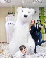 Надувний костюм «Білий Ведмідь» від виробника фото